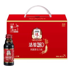 正官庄 28D高麗蔘活力飲 100毫升 X 20瓶