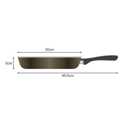 Tefal 法國特福 ProTech系列 不沾平底鍋 30公分含玻璃上蓋