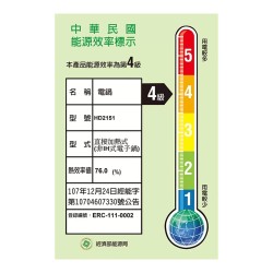 飛利浦 快速洩壓智慧萬用鍋 (黑小萬) HD2151