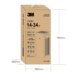 3M 靜電活性碳濾網 二入組