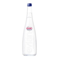 Evian 氣泡天然礦泉水 750毫升 X 12入