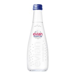 Evian 氣泡天然礦泉水 330毫升 X 20入