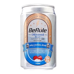 BeRule 非酒精沖繩海鹽荔枝啤酒風味乳清蛋白飲...