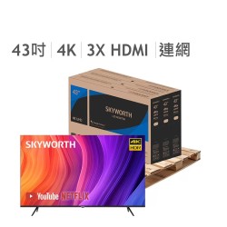 創維 43吋 4K 聯網液晶顯示器 43SUE7550...