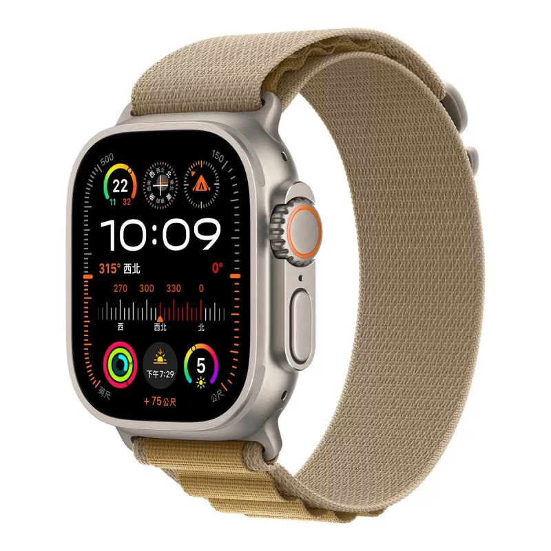 Apple Watch Ultra 2 LTE 49公釐 鈦金屬錶殼 附高山錶環 L