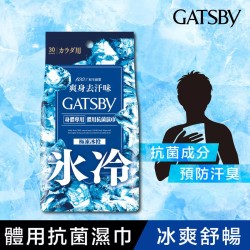 Gatsby 體用抗菌濕巾 30張 X 6入