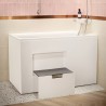 Kohler 1.2公尺坐臥式浴缸左角位 帶腳蹬