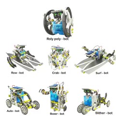 Pro'sKit 寶工14合1太陽能變形機器人 附手鉗